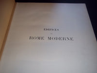 1874 EDIFICES DE ROME MODERNE BY PAUL LETAROUILLY VOLUME 2 - ARCHITECTURE - Z 2