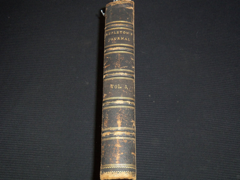 1871 JAN-JUNE APPLETON'S JOURNAL BOUND VOLUME NO. 5 - ILLUSTRATIONS - KD 7462E