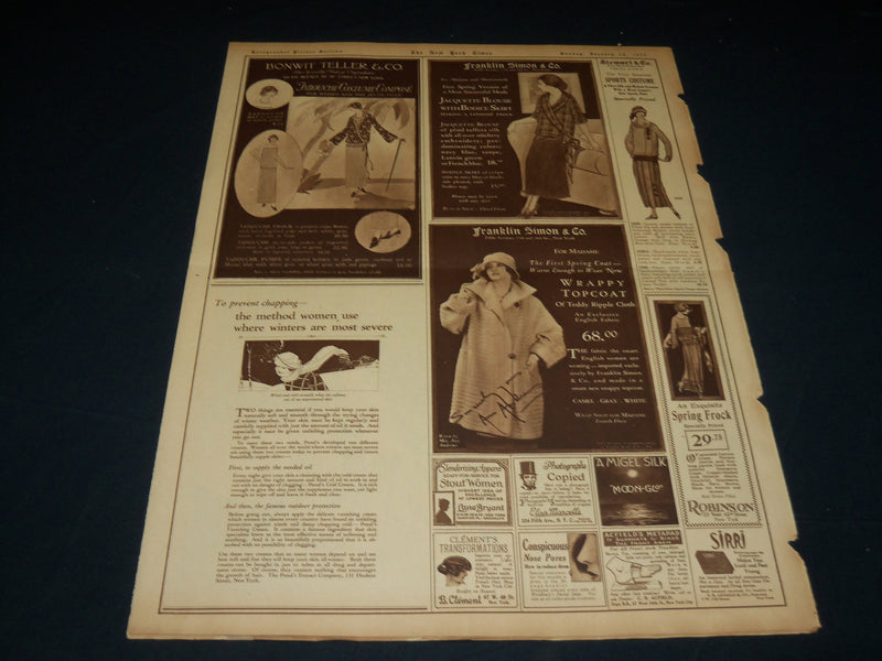 1923 JANUARY 14 NEW YORK TIMES PICTURE SECTION NO. 5 & 6 - JESS WILLARD- NT 8904