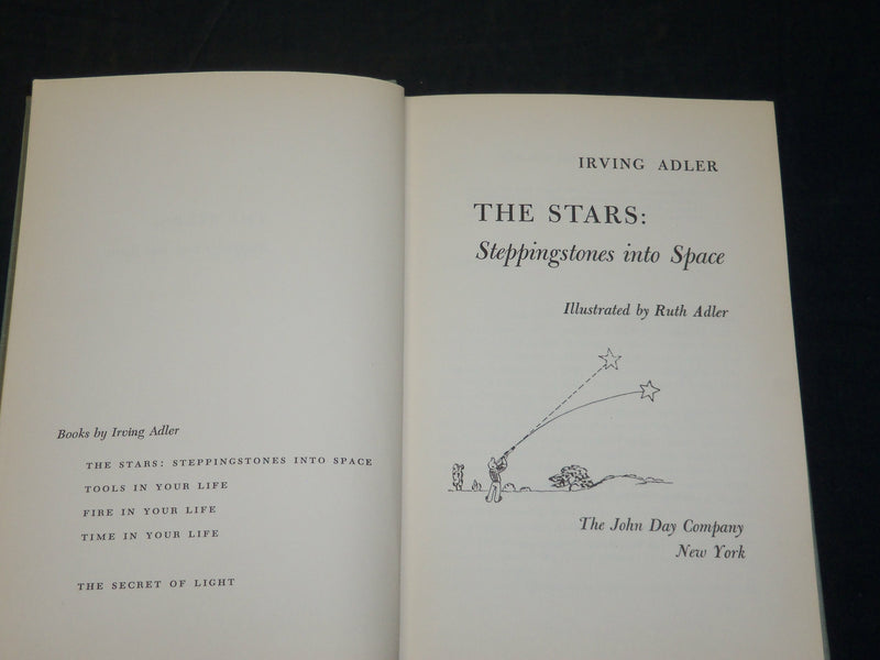 19566 THE STARS STEPPINGSTONES INTO SPACE BOOK BY IRVING ADLER - KD 5895