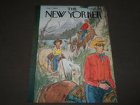 1962 JULY 7 NEW YORKER MAGAZINE FRONT COVER ONLY - GREAT ART FOR FRAMING