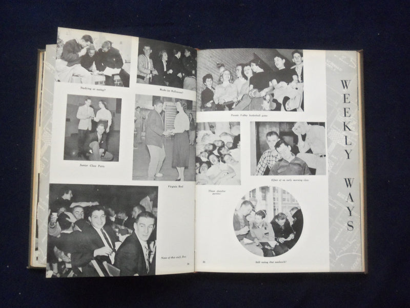 1956 SHADOWS HENRY B. WHITEHORNE HIGH SCHOOL YEARBOOK - VERONA, NJ - YB 3020