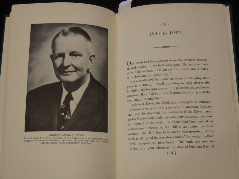 1952 THE FIRST NATIONAL BANK OF BUTTE BOOK - 75 YEARS OF SERVICE - K 2110
