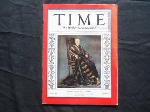 1930 APRIL 21 TIME MAGAZINE - PHILIP SNOWDEN - T 224