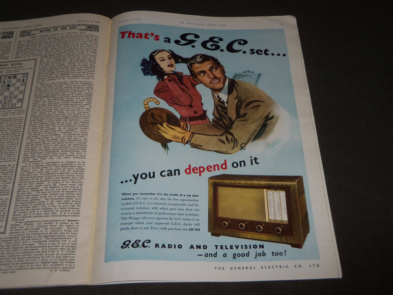 1951 NOVEMBER 10 ILLUSTRATED LONDON NEWS MAGAZINE - GREAT PHOTOS - J 2767