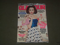 2013 JULY GLAMOUR MAGAZINE - LILY COLLINS COVER - B 3227