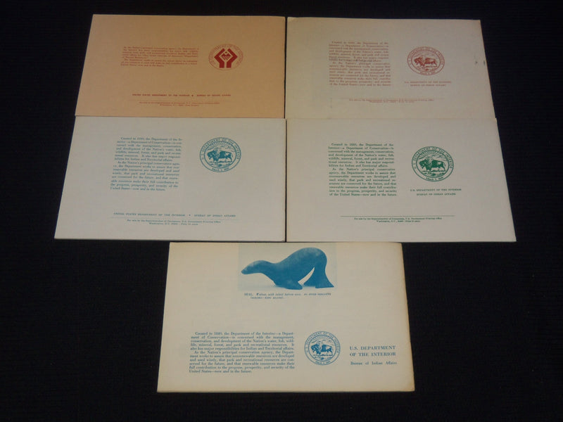 1966-1968 U. S. DEPT OF THE INTERIOR INDIAN AFFAIRS BOOKS LOT OF 5 - J 9245