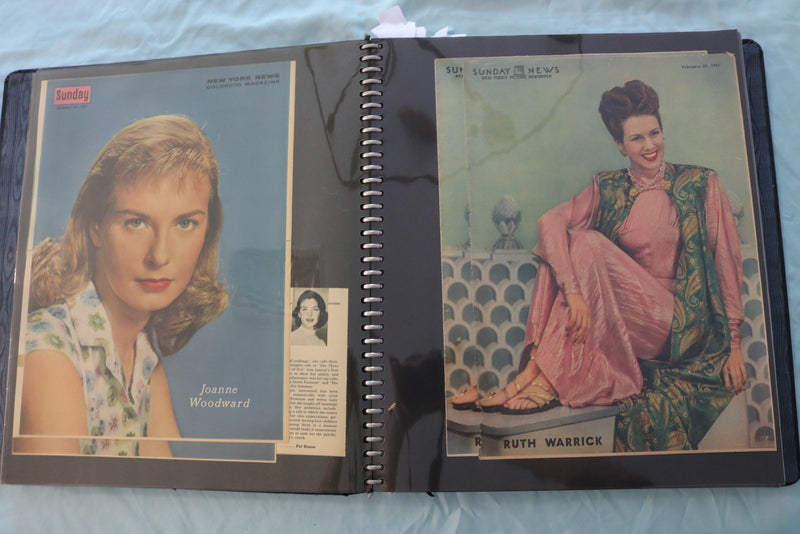 GIANT MOVIE STAR SCRAPBOOK - SHIRLEY TEMPLE - JAMES STEWART - #6