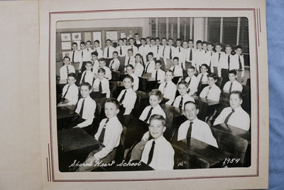 1954 SACRED HEART SCHOOL 7A BOYS CLASS 8" x 10" PHOTOGRAPH - K 3136