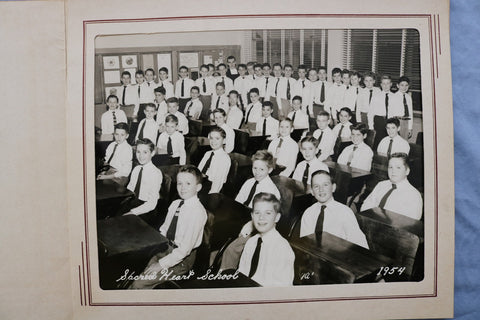 1954 SACRED HEART SCHOOL 7A BOYS CLASS 8