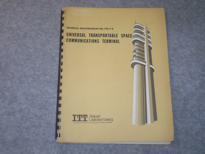 1962 UNIVERSAL TRANSPORTABLE SPACE COMMUNICATIONS TERMINAL - J 6297