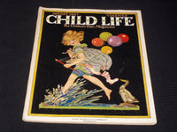 1927 AUGUST CHILD LIFE MAGAZINE NICE ILLUSTRATED COVER & INSIDES - E 3774