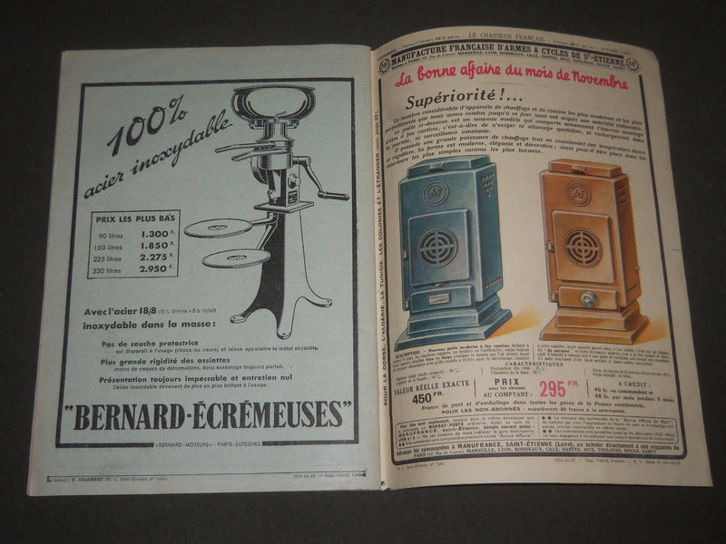 1937 SEPTEMBER-DECEMBER LE CHASSEUR FRANCAIS MAGAZINE - FRENCH - J 2526