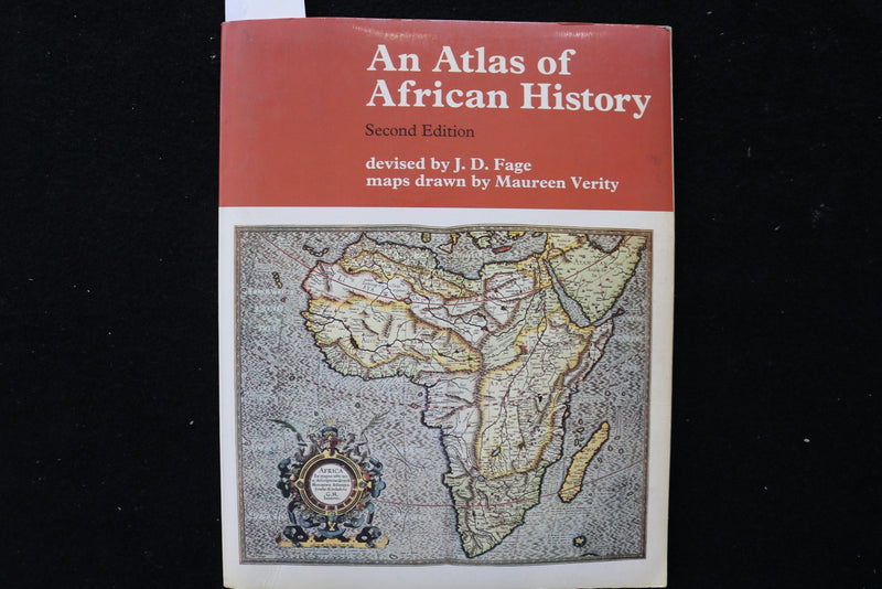 1978 AN ATLAS OF AFRICAN HISTORY SOFTCOVER BOOK BY J.D. FAGE - KD 9828