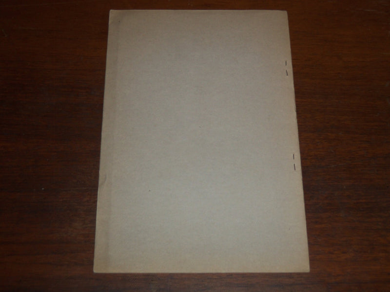1925 CANCER COMMISSION OF HARVARD UNIVERSITY BULLETIN #185- ERYTHROCYTES- K 1097