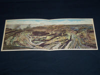 1930'S HULL-RUST MAHONING IRON MINE DOUBLE POSTCARD - MINNESOTA - J 8793