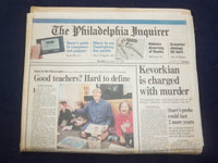 1998 NOV 26 PHILADELPHIA INQUIRER - KEVORKIAN IS CHARGED WITH MURDER - NP 7177