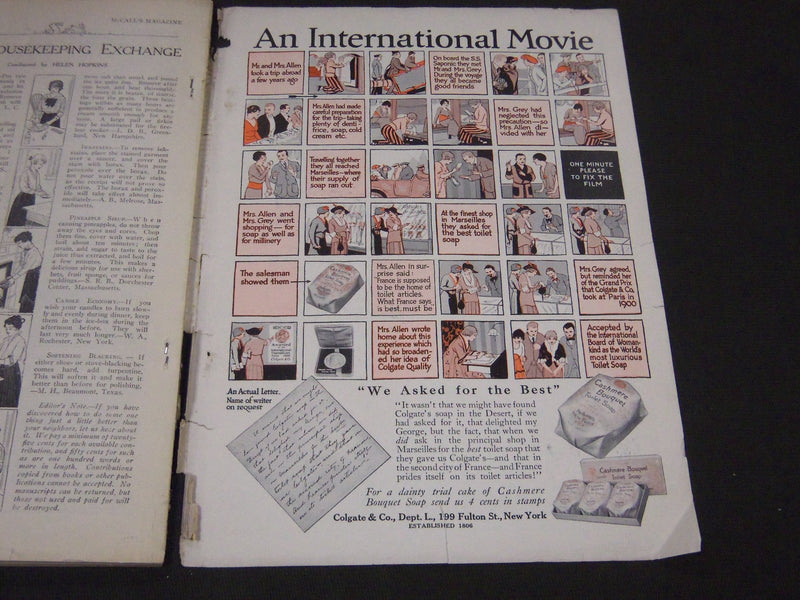 1915 MARCH MCCALL'S MAGAZINE - FASHION ILLUSTRATIONS - ST 174