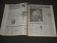 1994 FEBRUARY 13 NEW YORK DAILY NEWS - SHE'LL SKATE TONYA CUTS DEAL - NP 2609