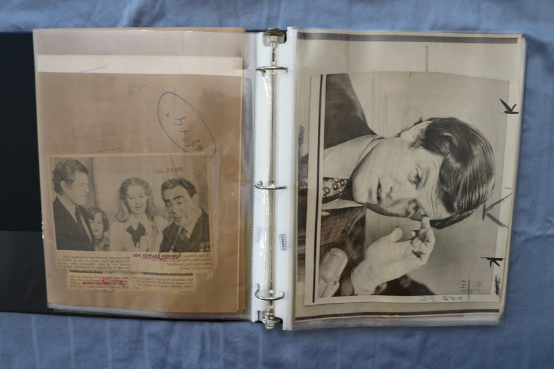 TED KENNEDY ORIGINAL NEWS PHOTOS ALBUM - 34 PHOTOS - #34