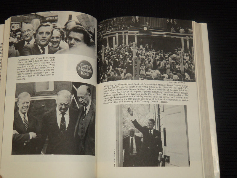 1984 MAYOR AN AUTOBIOGRAPHY BOOK INSCRIBED BY EDWARD I. KOCH - K 2770B