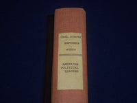 1932 CARL SCHURZ REFORMER BOOK BY CLAUDE MOORE FUESS - ILLUSTRATIONS- KD 2479