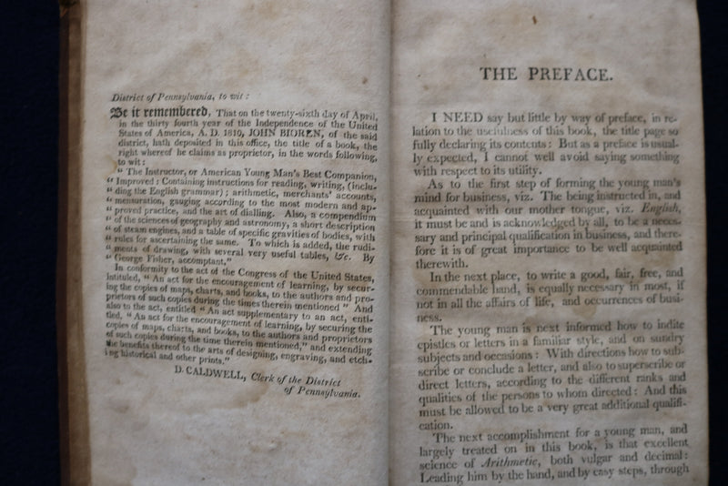 1810 AMERICAN YOUNGMAN'S BEST COMPANION HARDCOVER BOOK - KD 9441