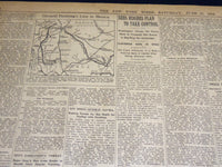 1916 JUNE 17 NEW YORK TIMES - CARRANZA THREATENS OPEN WARFARE - NT 8616