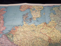 1939 EUROPE CARTE POLITIQUE FOLD-OUT MAP - K 38