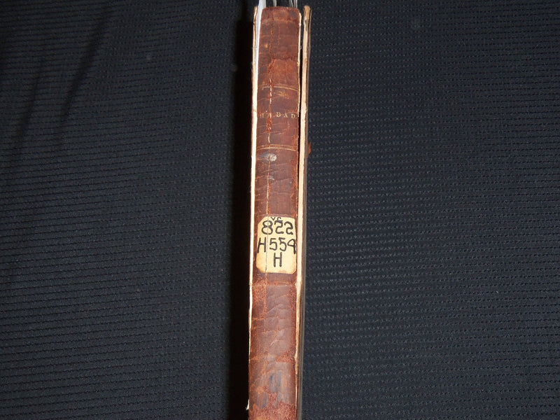 1825 HADAD - A DRAMATIC POEM - BOOK BY JAMES A. HILLHOUSE - NEW YORK - KD 4585W