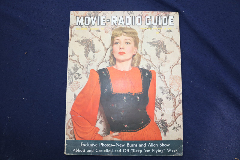 1941 NOV 29-DEC 5 MOVIE-RADIO GUIDE MAGAZINE - ANN SOTHERN COVER - E 9284