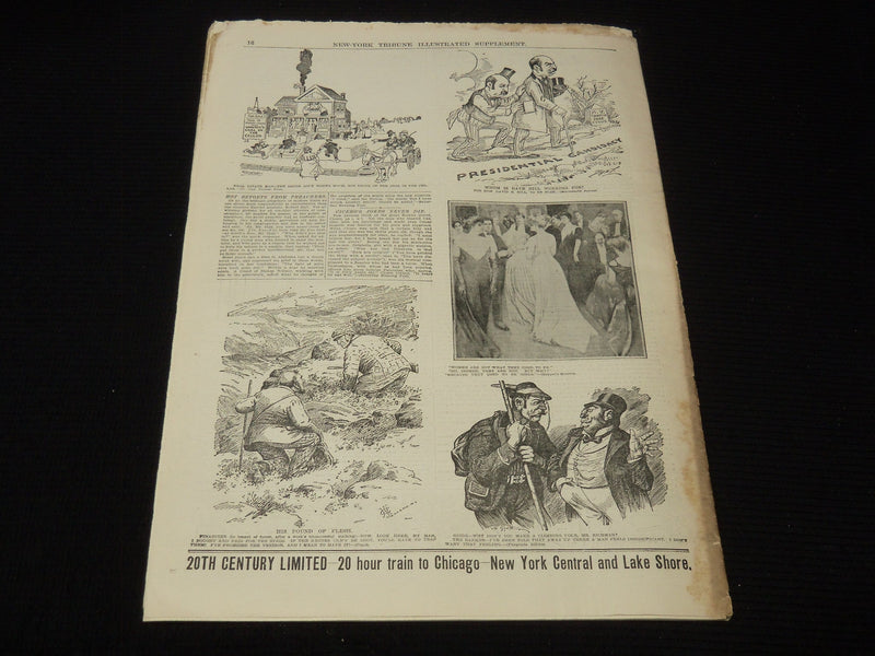 1902 OCT 12 NEW YORK TRIBUNE ILLUSTRATED SUPPLEMENT - H. K. BUSH-BROWN - NP 9017