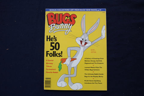 1990 BUGS BUNNY MAGAZINE - BUGS BUNNY COVER - E 18652