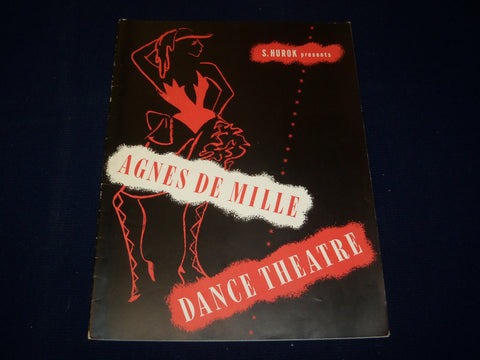 1953-1954 AGNES DE MILLE DANCE THEATRE PROGRAM - S. HUROK - PHOTOS - J 5043