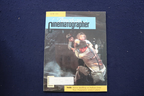1984 JULY AMERICAN CINEMATOGRAPHER MAGAZINE - INDIANA JONES COVER - E 17717