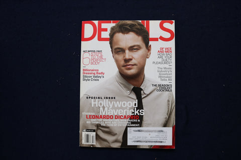 2012/2013 DEC/JAN DETAILS MAGAZINE - LEONARDO DICAPRIO COVER - E 18915