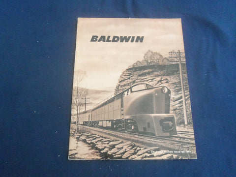 1949 1ST/2ND QUARTER BALDWIN LOCOMOTIVES MAGAZINE-GREAT COVER & PHOTOS- SP 6482S