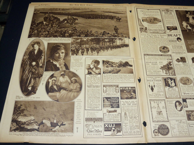 1918 MARCH 3 NEW YORK TIMES PICTURE SECTION NO. 8 & 9 -WESTMINSTER CLUB- NT 8806
