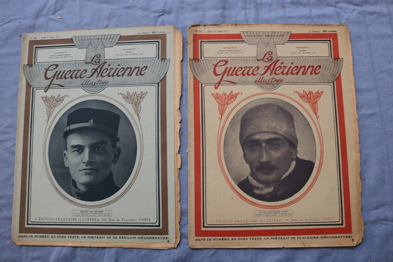 1916-1918 LA GUERRE AERIENNE ILLUSTRE MAGAZINE - FRENCH - LOT OF 20 - O 3857