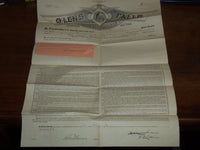 1904 GLENS FALLS INSURANCE POLICY - NEW YORK - K 1104