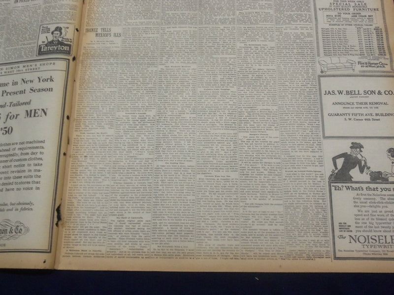 1920 JUNE 3 NEW YORK TIMES - IBANEZ TELLS WHAT'S WRONG WITH MEXICO - NT 9103
