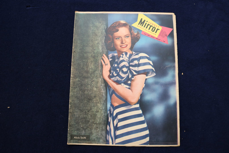 1948 FEBRUARY 1 NY MIRROR MAGAZINE - ALEXIS SMITH COVER - E 22456