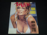 1991 OCTOBER MAX FRENCH MAGAZINE - KIM BASINGER COVER - E 12120