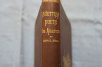1889 SCOTTISH POETS IN AMERICA HARDCOVER BOOK BY JOHN ROSS - KD 9497