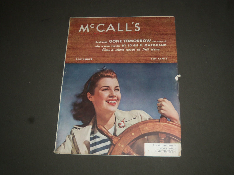 1940 SEPTEMBER MCCALL'S MAGAZINE - NICE COVER, STORIES & COCA-COLA AD - SP 6788