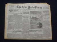 1990 MAY 9 NEW YORK TIMES NEWSPAPER - BUSH TO STOP CHEMICAL WEAPONS - NP 7067