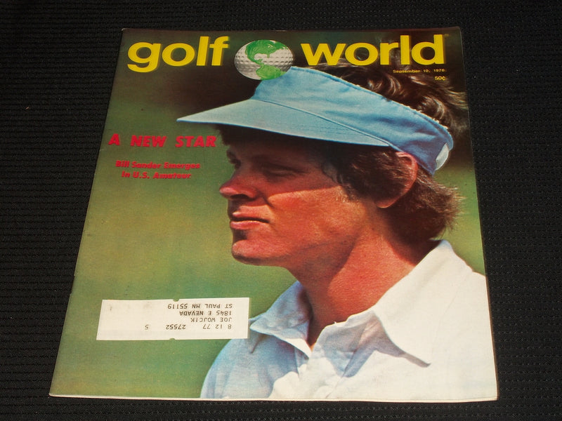1976 SEPTEMBER 10 GOLF WORLD MAGAZINE - BILL SANDER FRONT COVER - E 6794