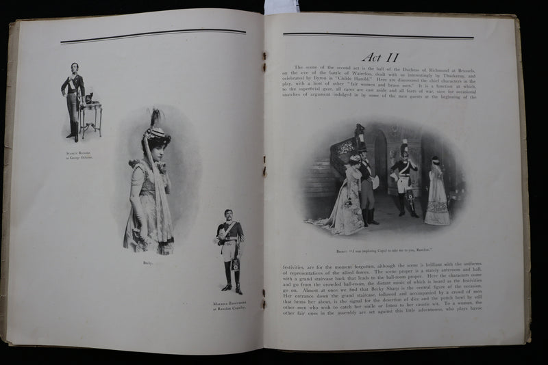 1899 THE PICTURE BOOK OF BECKY SHARP - MRS. FISKE - LANGDON MITCHELL - K 2304