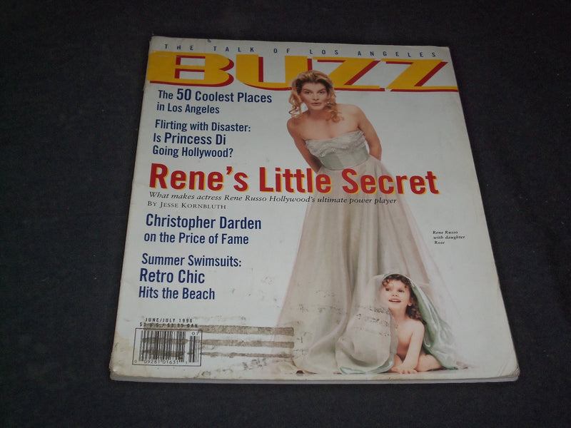 1996 JUNE/JULY BUZZ MAGAZINE - RENE RUSSO AND DAUGHTER - SP 6368