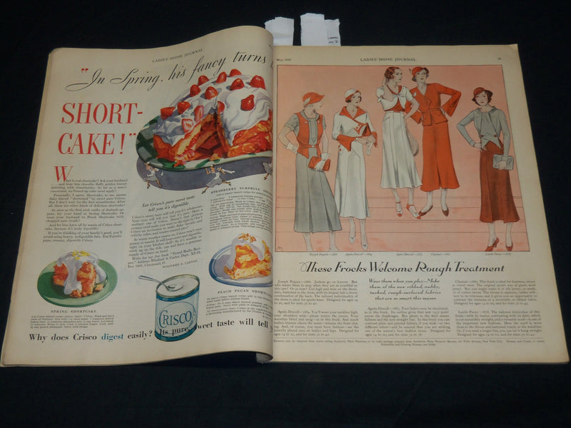 1932 MAY LADIES HOME JOURNAL MAGAZINE - BEAUTIFUL FRONT COVER - F 322